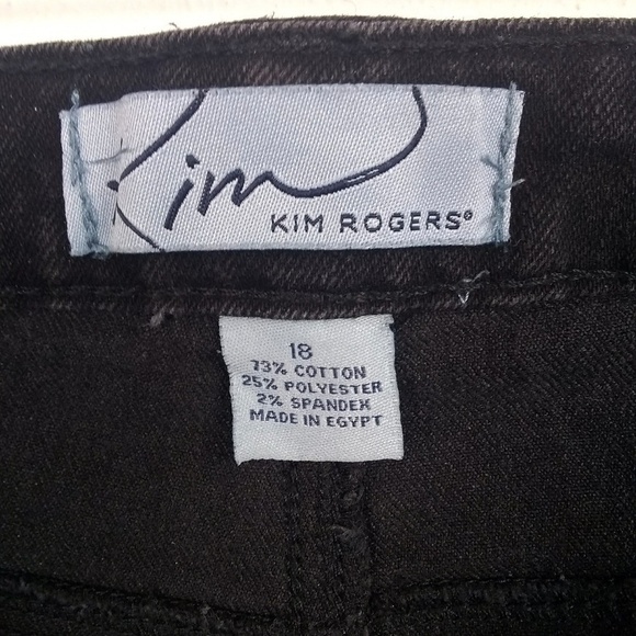 Kim Rogers Black Jeans | sz 18 - Picture 3 of 4